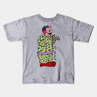 clown eating a sandwich! Kids T-Shirt